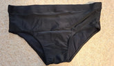 Black Low Rise Cut Men´s swim Trunks